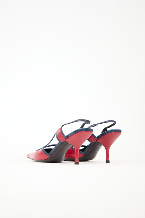 Miu Miu Leather Cut Out Pump