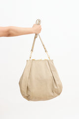 Miu Miu Leather Frame Top Handle Bag