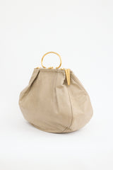 Miu Miu Leather Frame Top Handle Bag