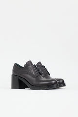Miu Miu Leather Heeled Brogue