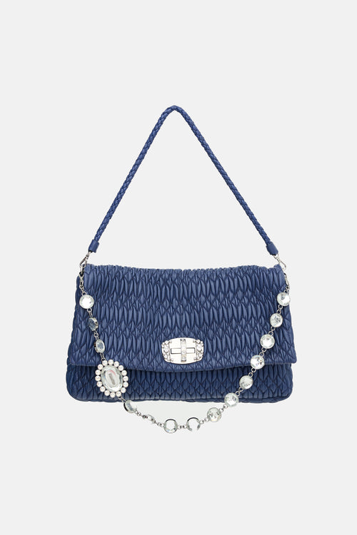 Miu Miu Leather Matelassé Flap Bag