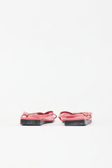 Miu Miu Leather Slingback Sandal