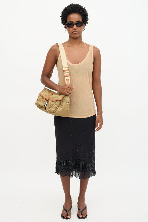 Miu Miu Nylon Shoulder Bag