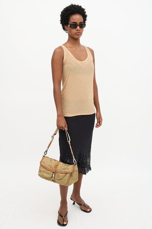 Miu Miu Nylon Shoulder Bag