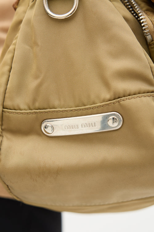 Miu Miu Nylon Shoulder Bag