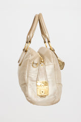 Miu Miu Padded Metallic Leather Bag