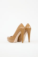 Miu Miu Patent Leather Platform Pump