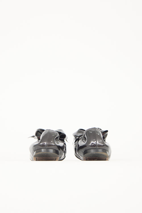 Miu Miu Patent Bow Ballet Flat