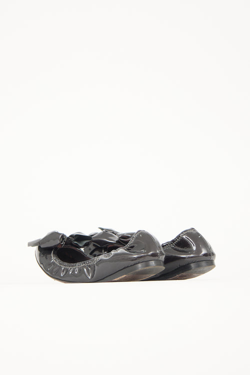 Miu Miu Patent Bow Ballet Flat