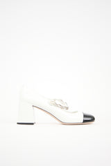 Miu Miu Patent Embellished Pump