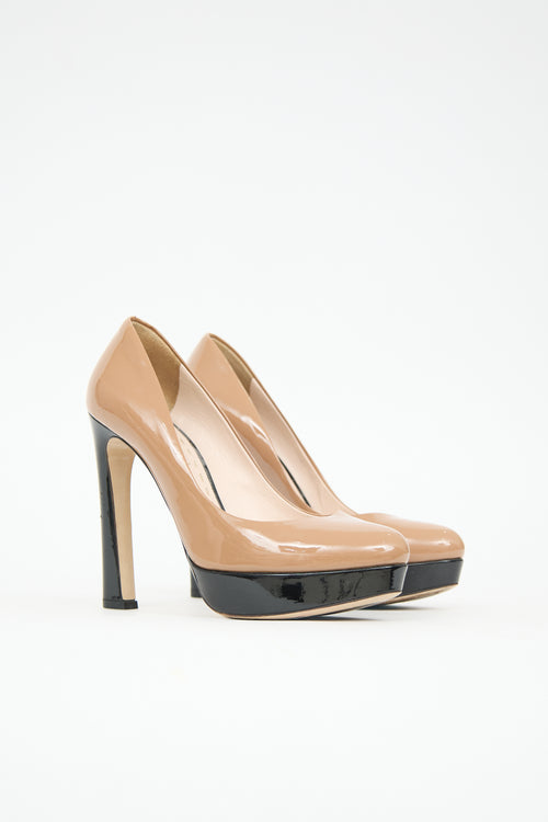 Miu Miu Patent Two Tone Pump