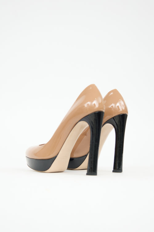 Miu Miu Patent Two Tone Pump