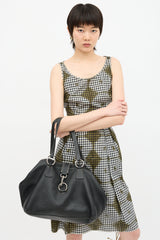 Miu Miu Pebbled Leather Tote Bag