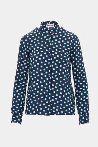Miu Miu Polka Dot Shirt