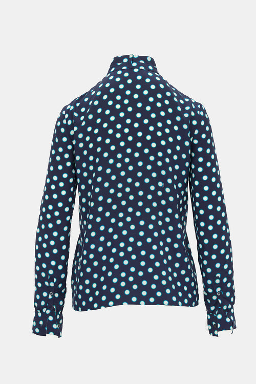 Miu Miu Polka Dot Shirt