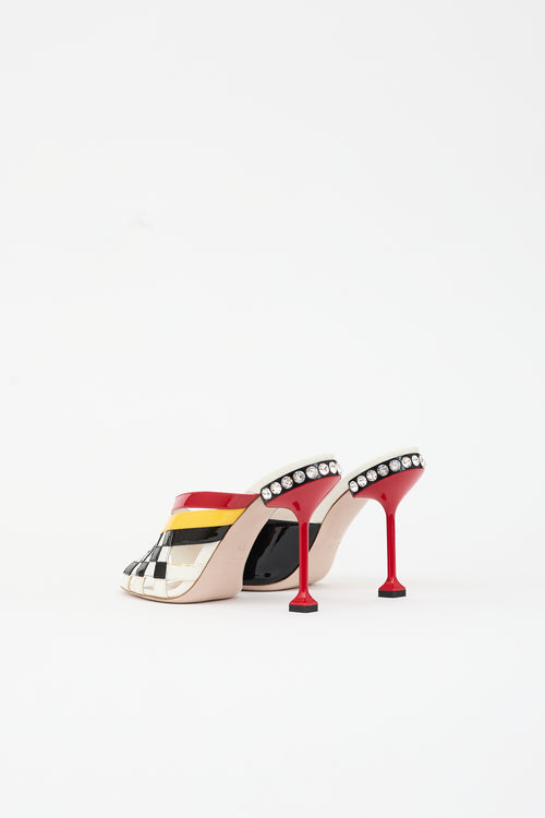 Miu Miu Resort 2018 Patent Mule