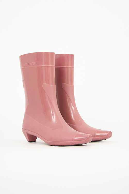 Miu Miu Rubber Wellington Boot