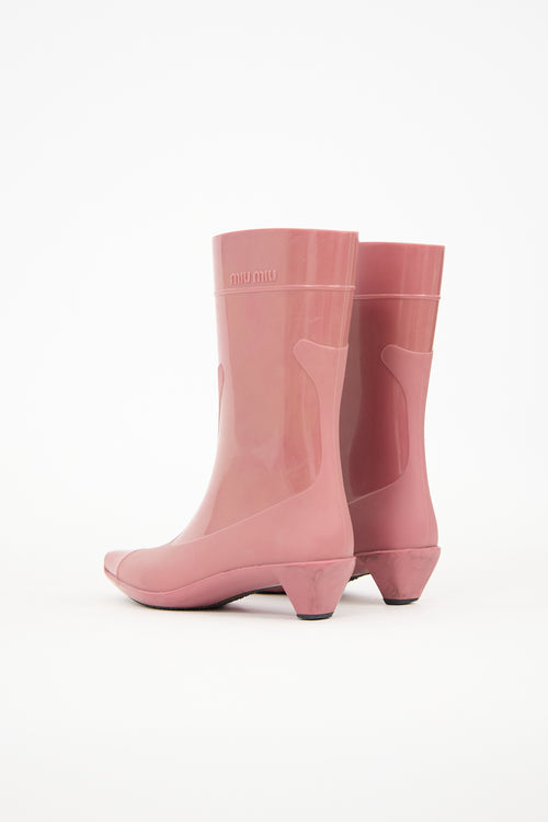 Miu Miu Rubber Wellington Boot