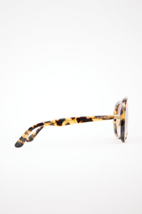 Miu Miu SMU05V Aviator Sunglasses