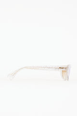 Miu Miu SMU 09U Glitter Mirrored Sunglasses