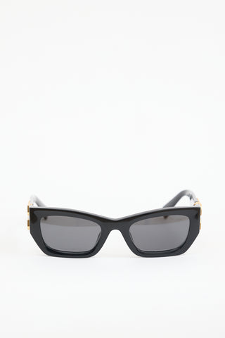 Miu Miu SMU09W Geometric Tapered Sunglasses