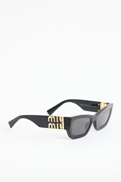Miu Miu SMU09W Geometric Tapered Sunglasses