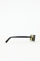 Miu Miu SMU11Z Logo Rectangle Sunglasses