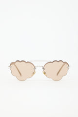 Miu Miu SMU57U Scalloped Sunglasses