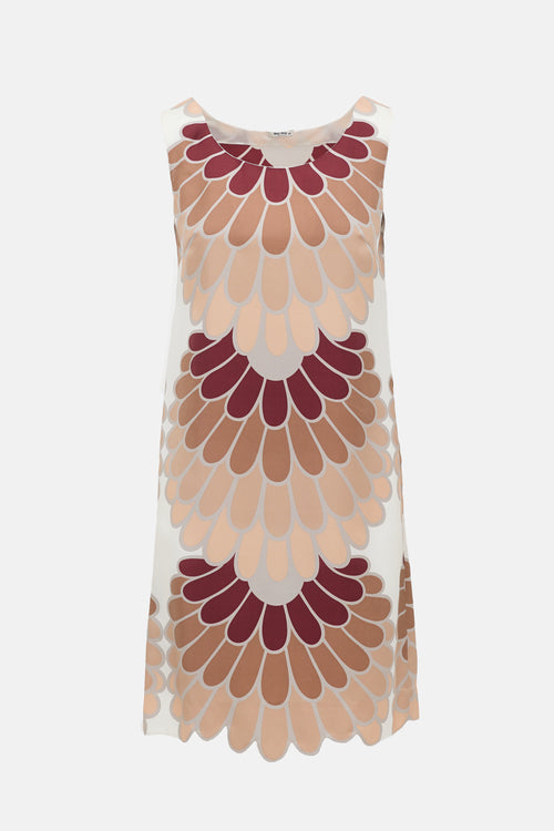 Miu Miu SS 2005 Silk Floral Shift Dress