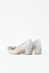 Miu Miu Sequin Bow Pump