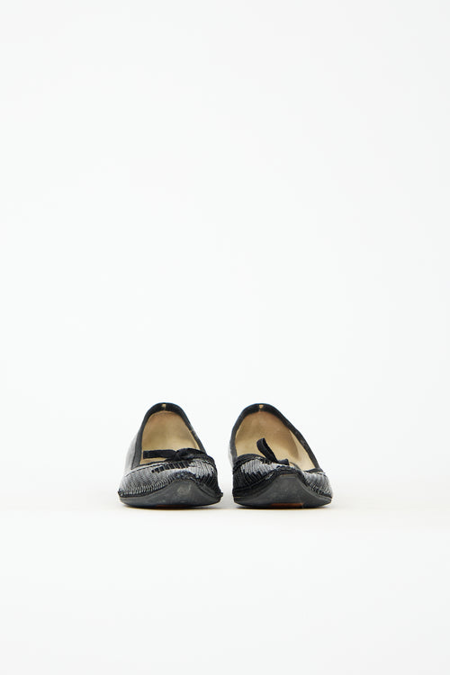 Miu Miu Sequin Ballet Flat