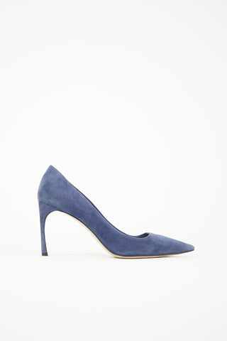 Miu Miu Suede Pointed Toe Pump