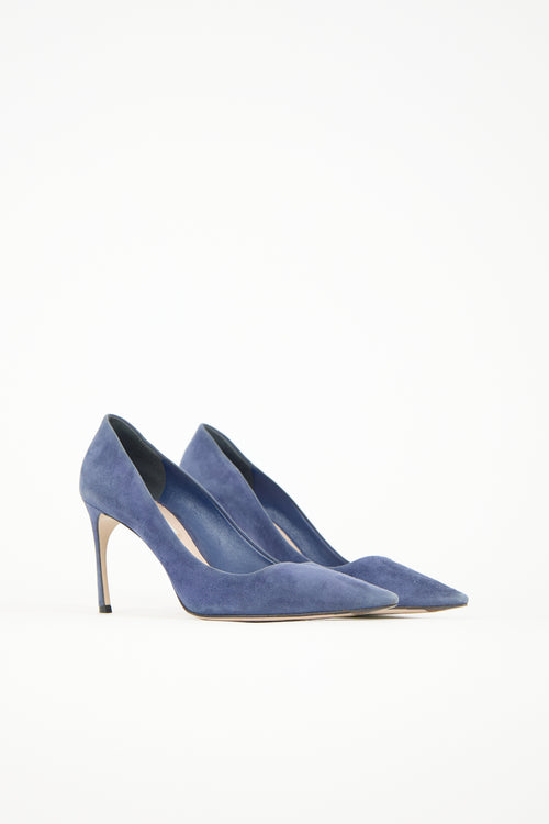 Miu Miu Suede Pointed Toe Pump
