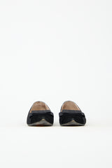 Miu Miu Suede Bow Ballet Flat