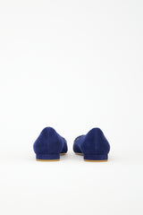 Miu Miu Suede Embellished Flat