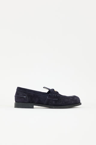 Miu Miu Suede Penny Loafer