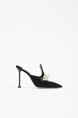 Miu Miu Suede Pointed Toe Mule