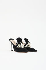 Miu Miu Suede Pointed Toe Mule