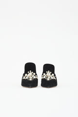 Miu Miu Suede Pointed Toe Mule