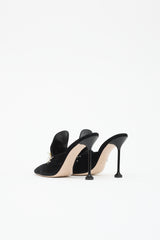 Miu Miu Suede Pointed Toe Mule
