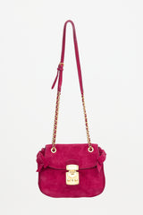 Miu Miu Suede Shoulder Bag