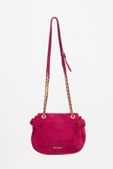 Miu Miu Suede Shoulder Bag