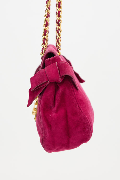 Miu Miu Suede Shoulder Bag