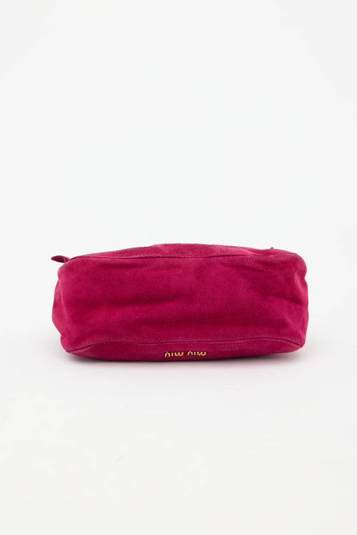 Miu Miu Suede Shoulder Bag