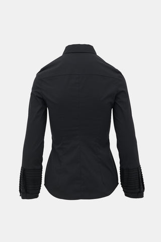 Miu Miu Tailored Layered Cuff Shirt