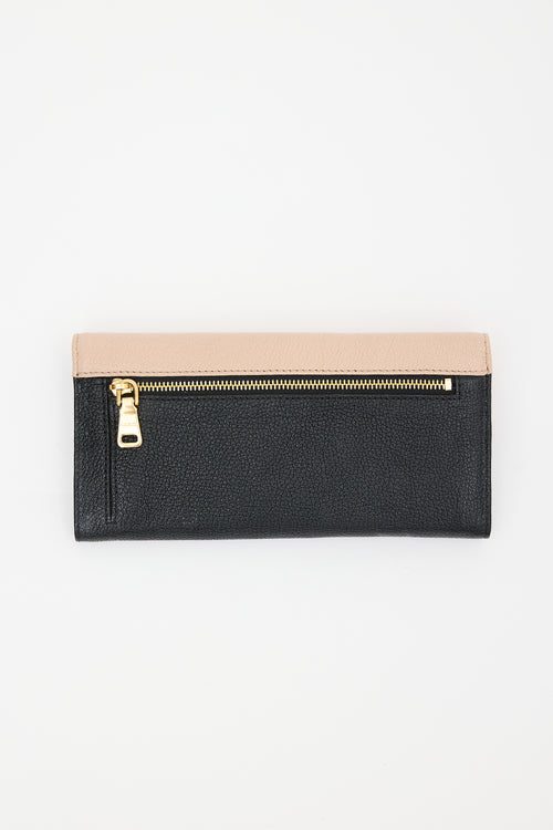 Miu Miu Two Tone Leather Wallet