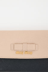 Miu Miu Two Tone Leather Wallet