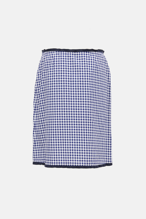 Miu Miu Vintage Gingham Skirt
