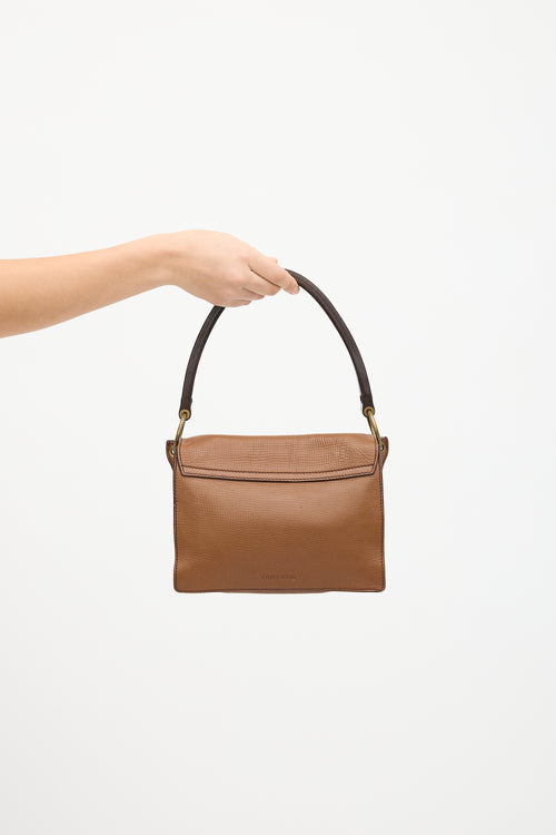 Miu Miu Vintage Leather Buckle Shoulder Bag