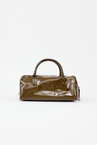 Miu Miu Vintage Patent Boston Bag